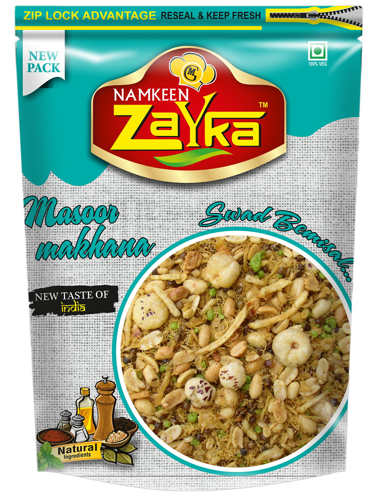 Masoor Makhana Zipper